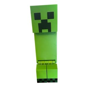 Minecraft Creeper Toy Figure Green Block Character Poseable Collectible Kids